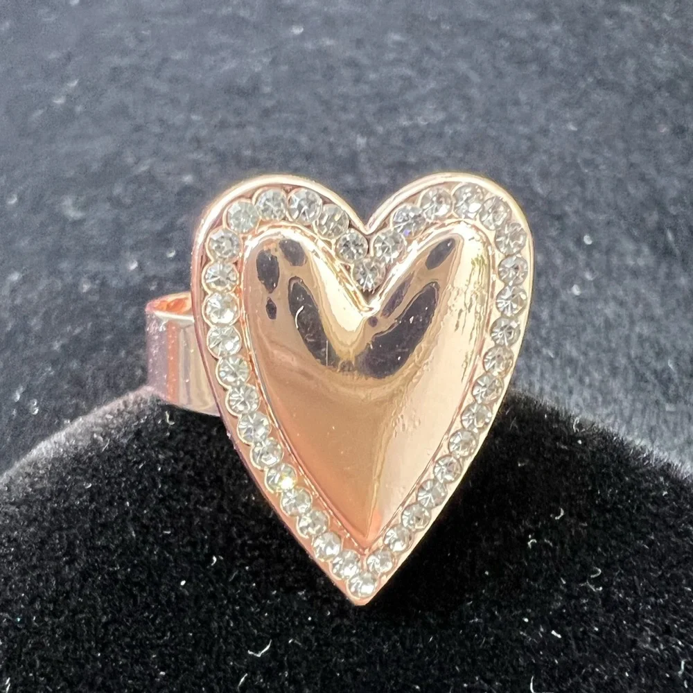 Brand New-Adjustable Heart Ring